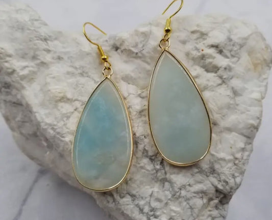 Handmade Amazonite earrings
